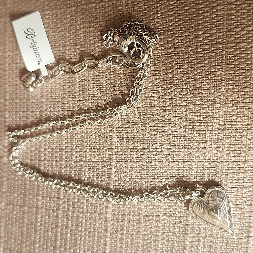 New Brighton Dazzling Love Petite Heart Necklace in Blush, NWT - Picture 7 of 8